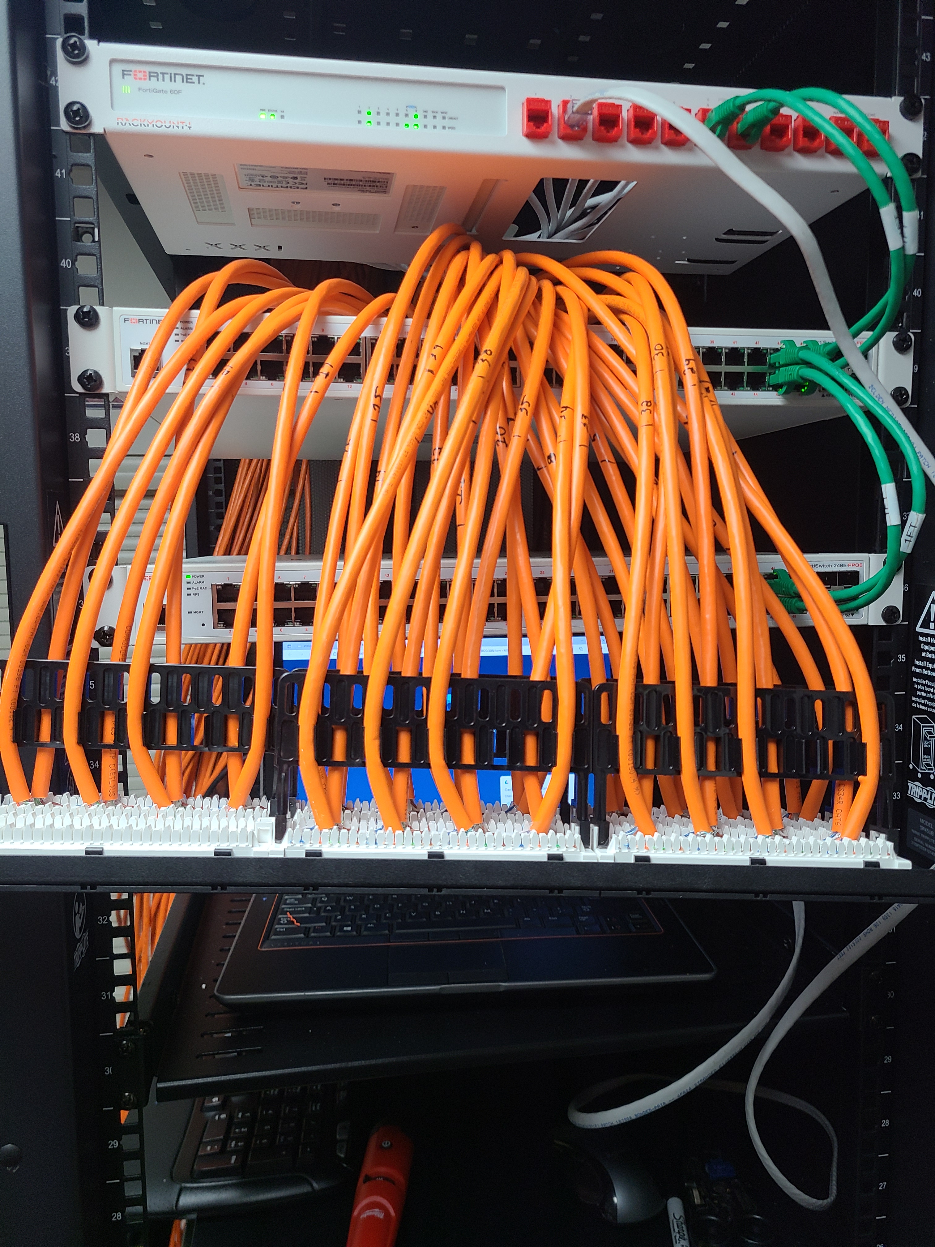 Wiring/Server Rack Install 2